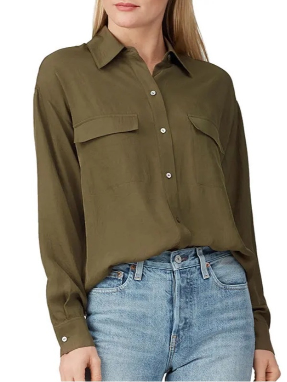 Vince Boxy Utility Shirt